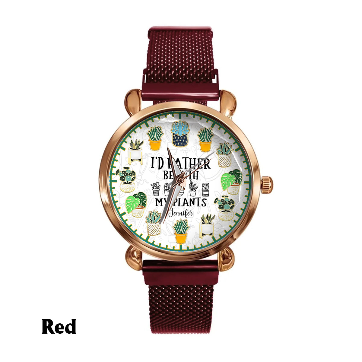 Yes I Do Need All These Plants - Personalized Gardening Women Hand Watch