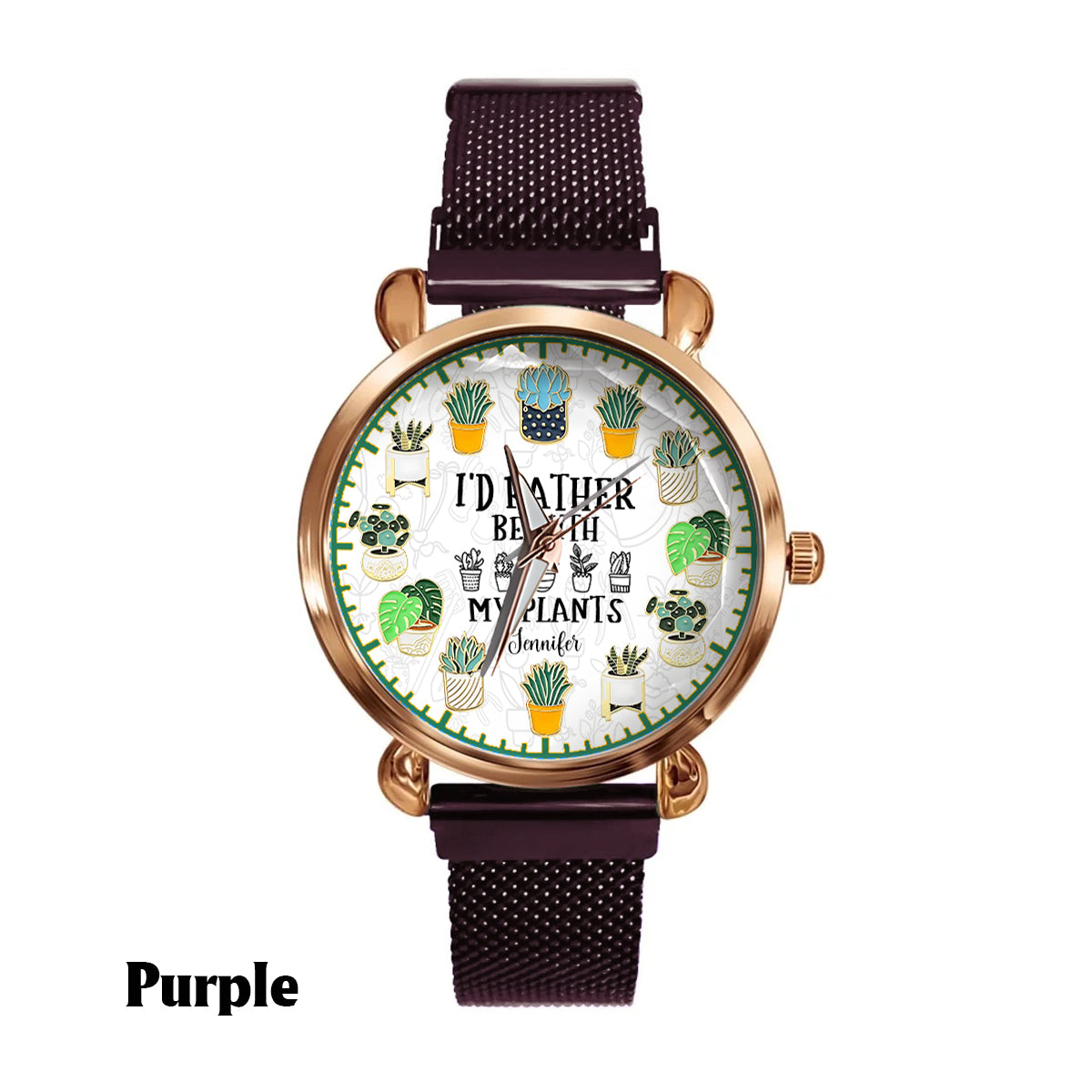 Yes I Do Need All These Plants - Personalized Gardening Women Hand Watch