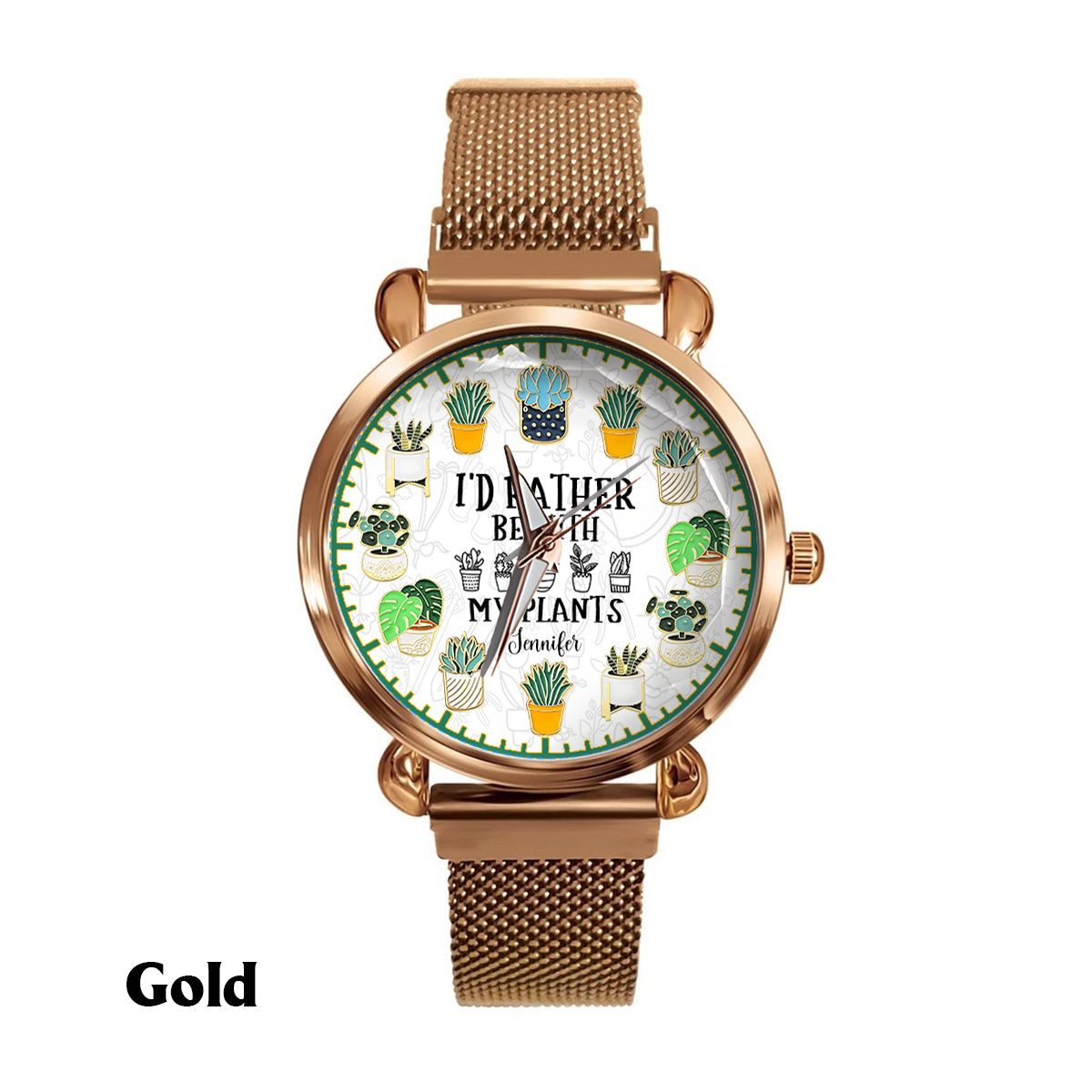 Yes I Do Need All These Plants - Personalized Gardening Women Hand Watch