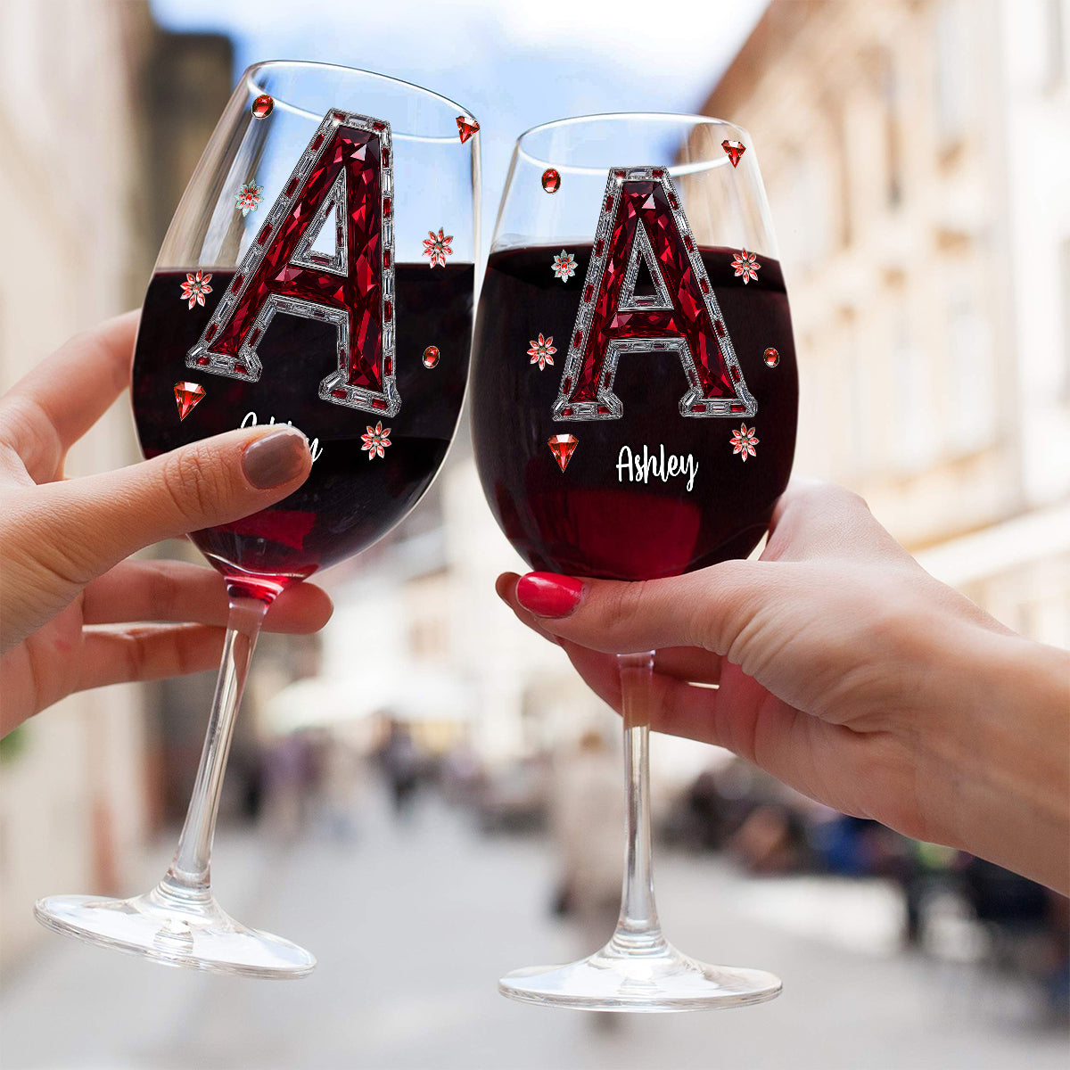 Love Wine – Personalisiertes Weinglas mit langem Stiel