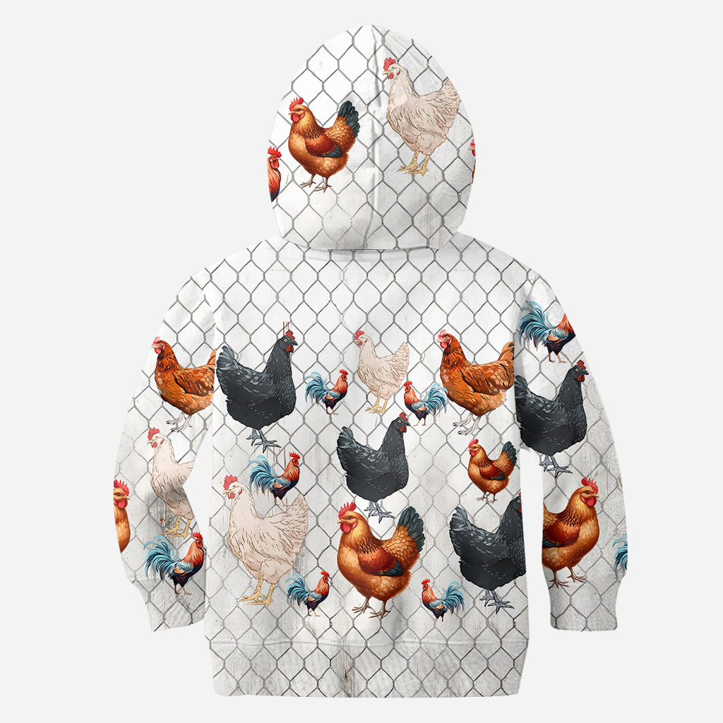Easily Distracted by Peckers - Personalized Chicken All Over Shirt