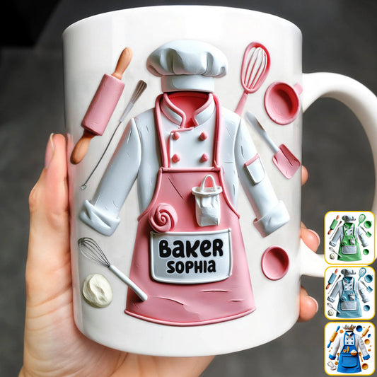 Wie man in Backform schmeckt – personalisierte Backtasse