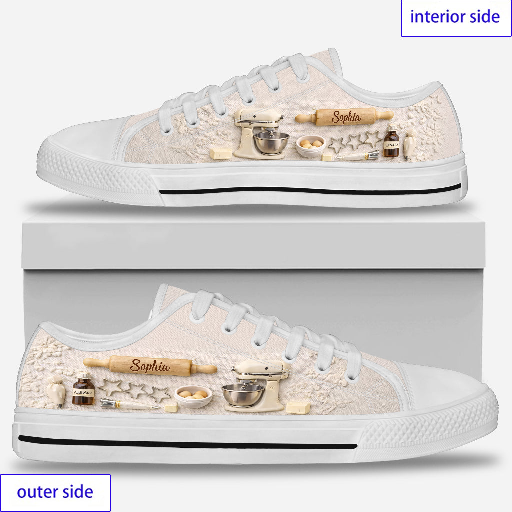Love Baking – Personalisierte Backschuhe (niedriger Schaft)