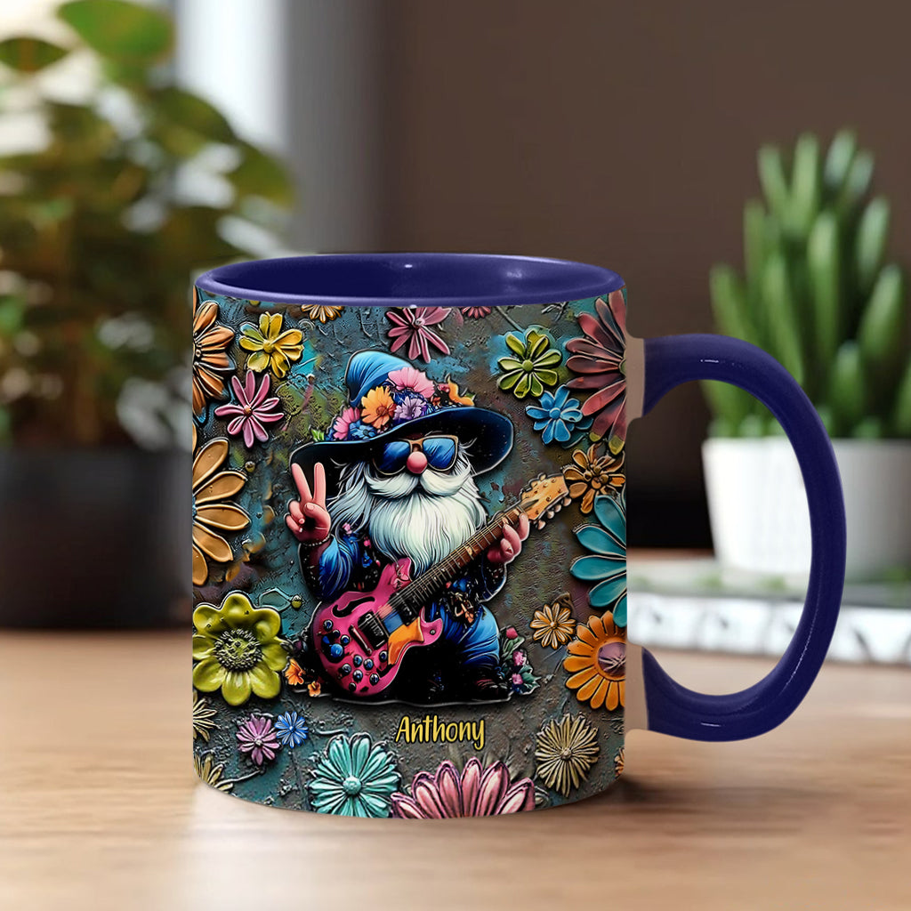 Hippie-Gnome – Personalisierte Tasse mit Hippie-Akzent