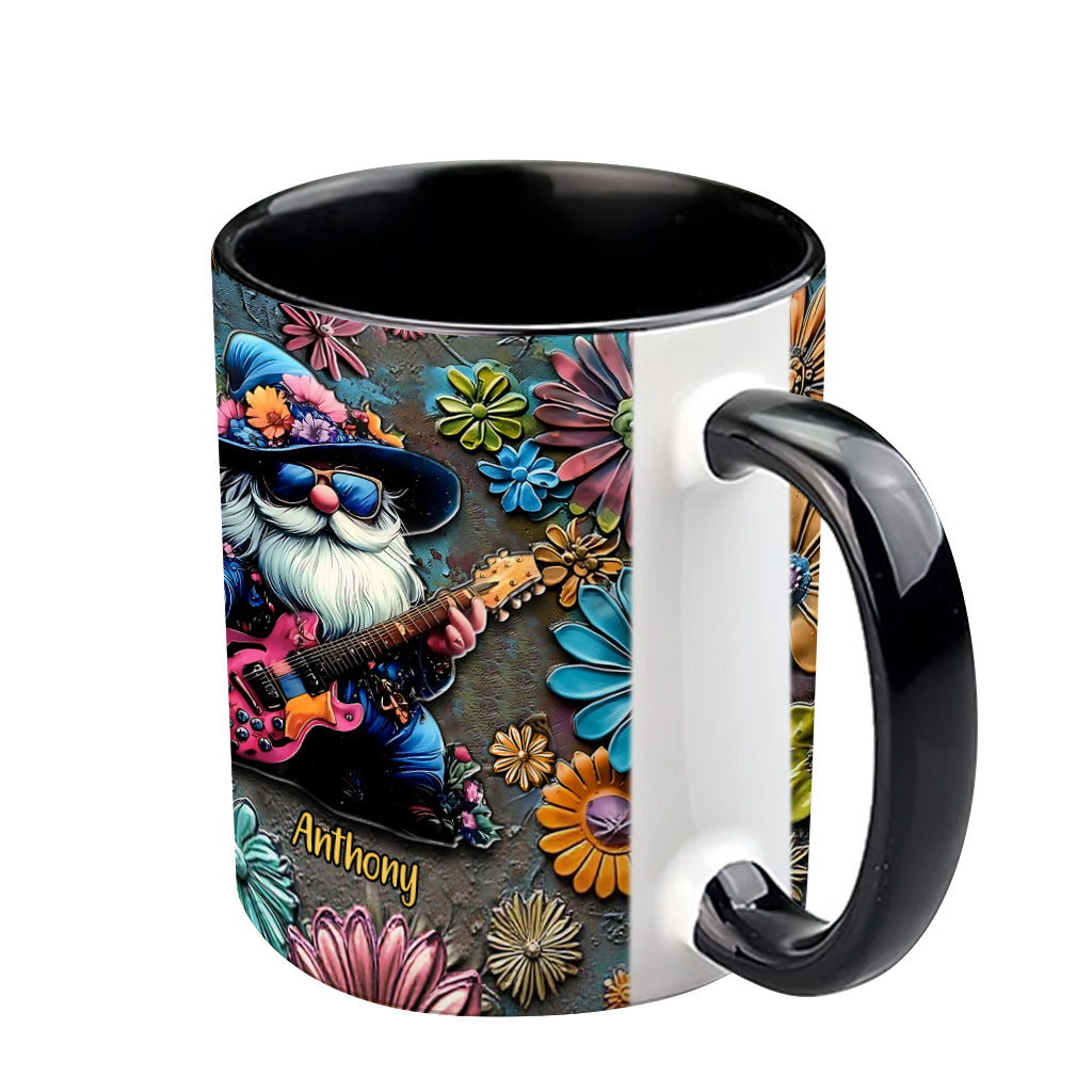 Hippie-Gnome – Personalisierte Tasse mit Hippie-Akzent