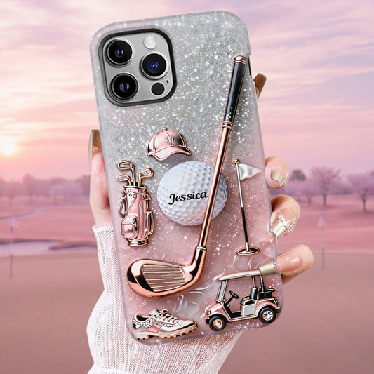 Love Golf - Personalized Golf Full Print Phone Case