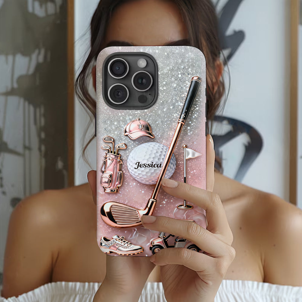 Love Golf – Personalisierte Handyhülle mit Golf-Vollbild