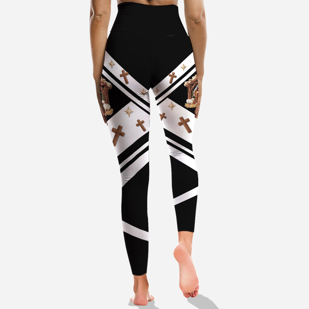 Glaube – Personalisierter christlicher Hoodie und Leggings