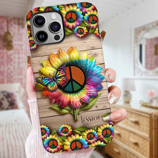 Hippie Soul – Personalisierte Handyhülle mit Hippie-Vollbilddruck