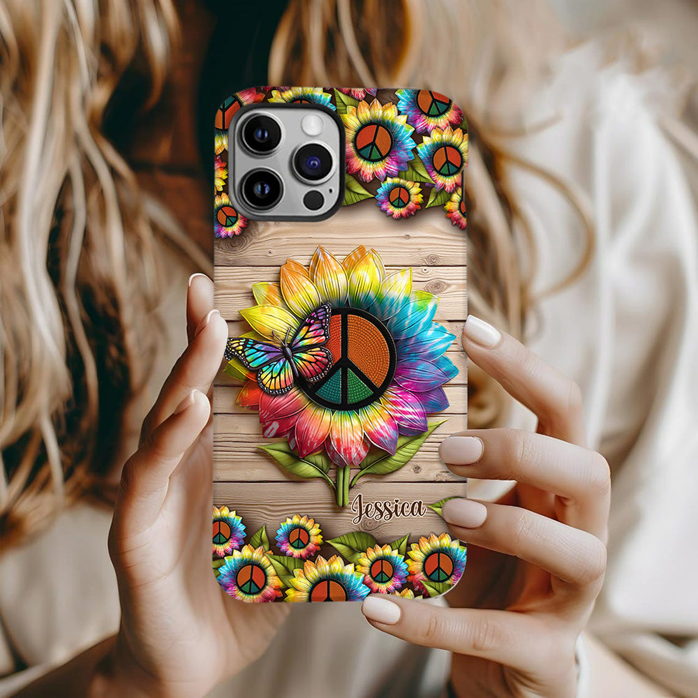 Hippie Soul – Personalisierte Handyhülle mit Hippie-Vollbilddruck