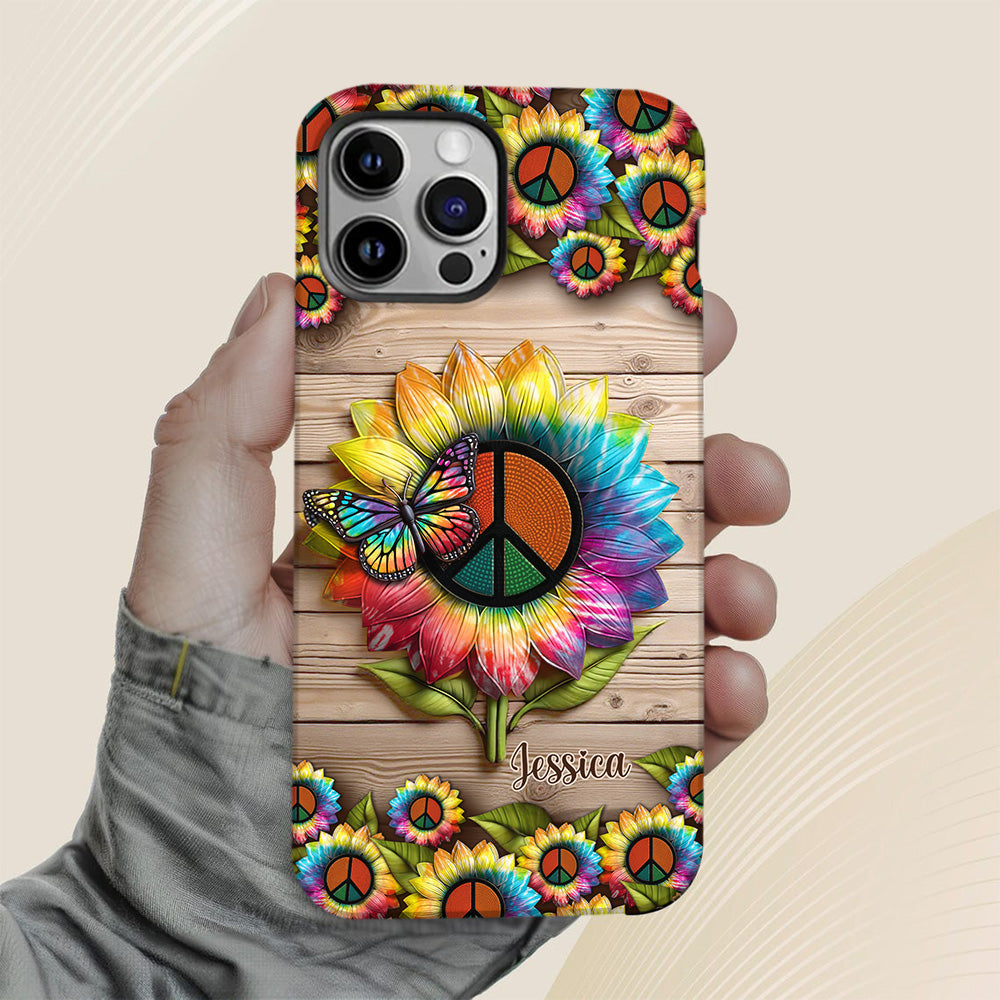 Hippie Soul – Personalisierte Handyhülle mit Hippie-Vollbilddruck