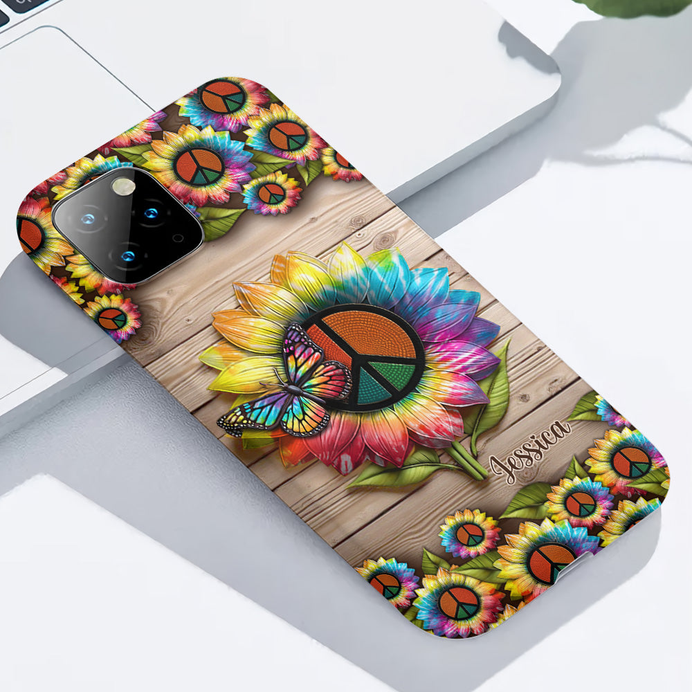 Hippie Soul – Personalisierte Handyhülle mit Hippie-Vollbilddruck