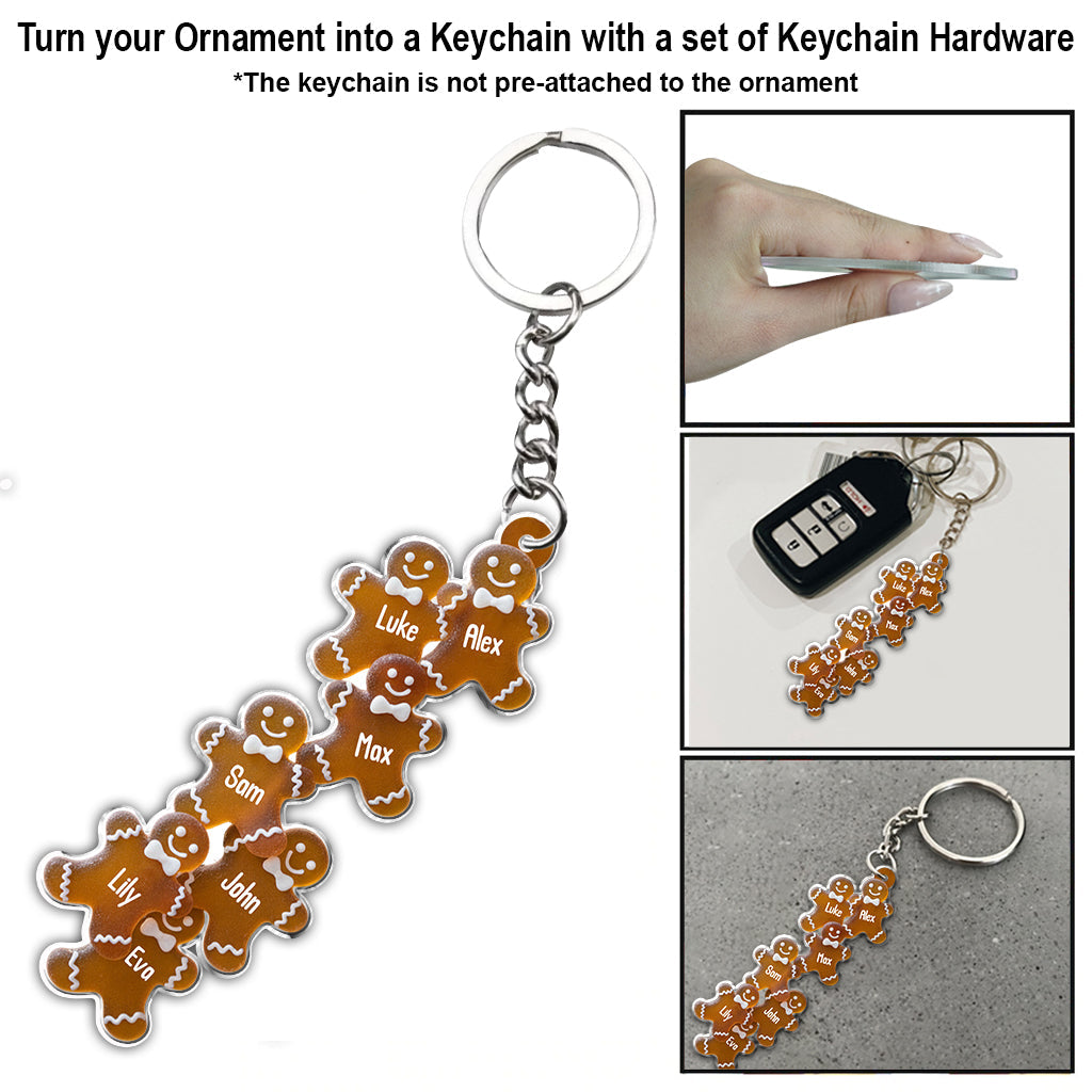 Lebkuchenfamilie – Personalisierter Familienschmuck