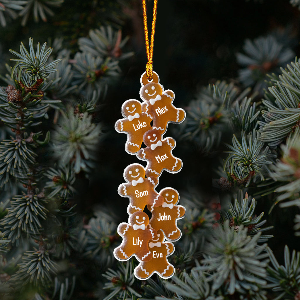 Lebkuchenfamilie – Personalisierter Familienschmuck