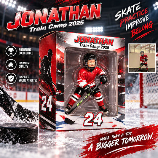 Any Sport, Any Photo - Personalized Hockey Acrylic Display Box