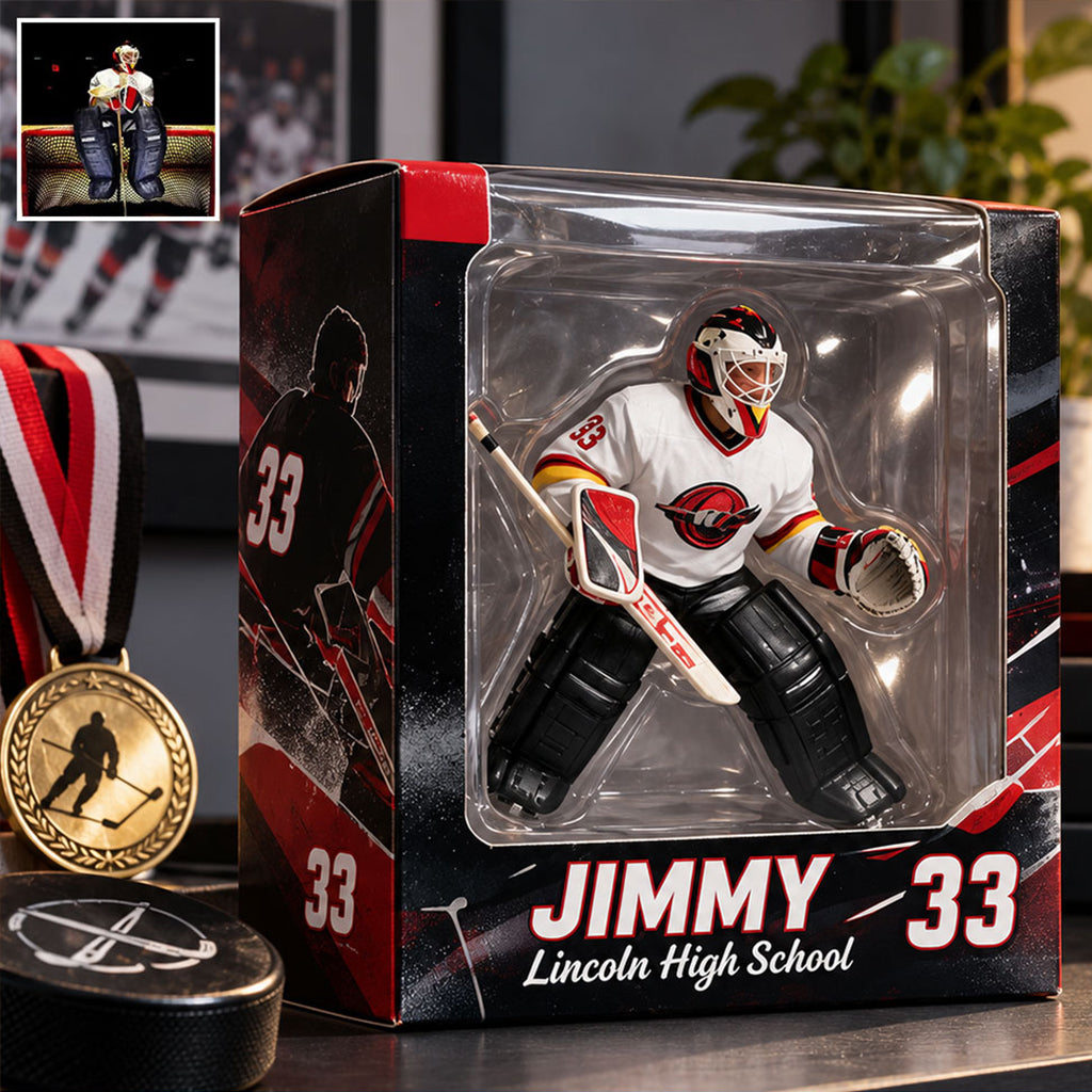 Any Sport, Any Photo - Personalized Hockey Acrylic Display Box