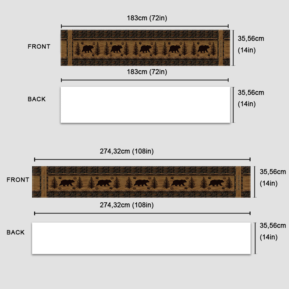 Love Hunting - Personalized Hunting Table Runner