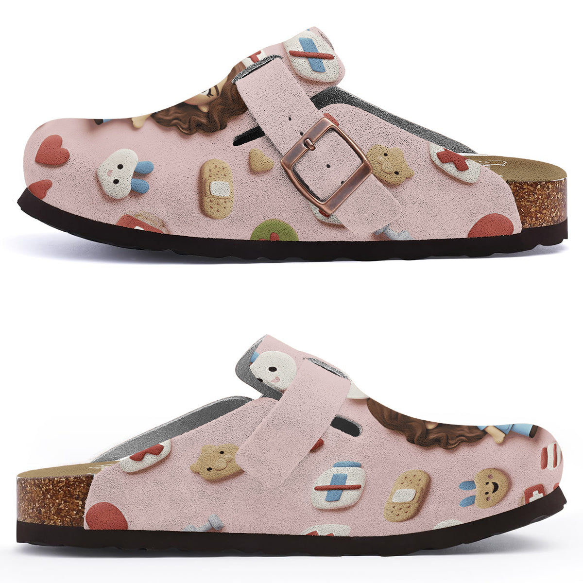 Stolz, Krankenschwester zu sein – personalisierte Pflegeclogs mit Fußgewölbeunterstützung