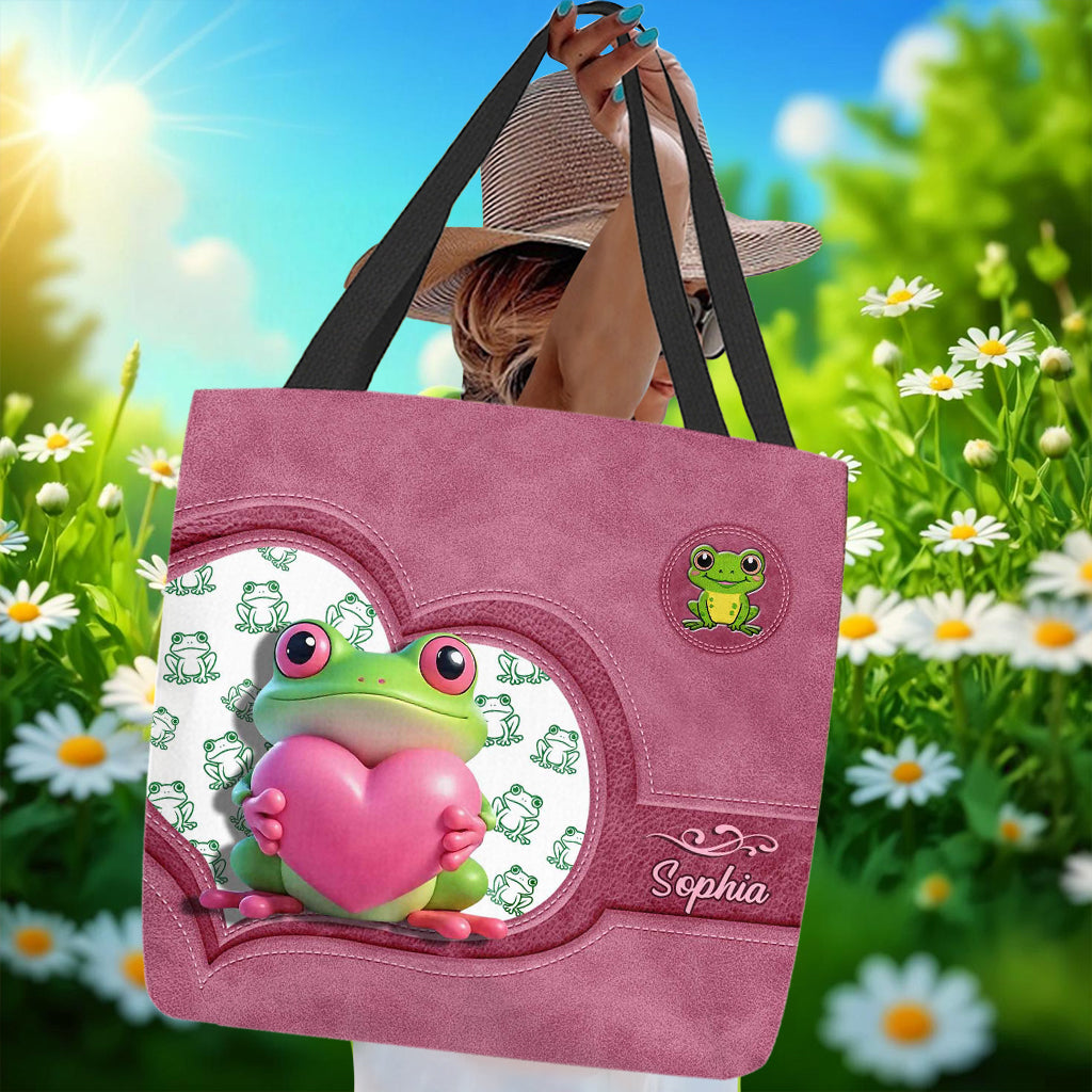 Love Frog – Personalisierte Frosch-Tragetasche