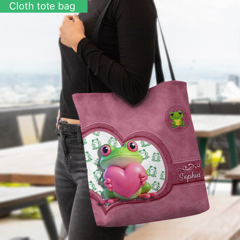 Love Frog – Personalisierte Frosch-Tragetasche