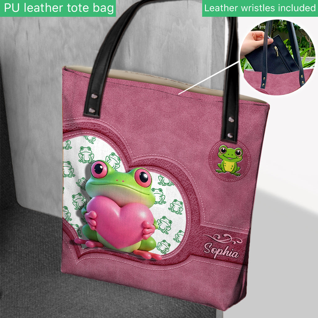 Love Frog – Personalisierte Frosch-Tragetasche
