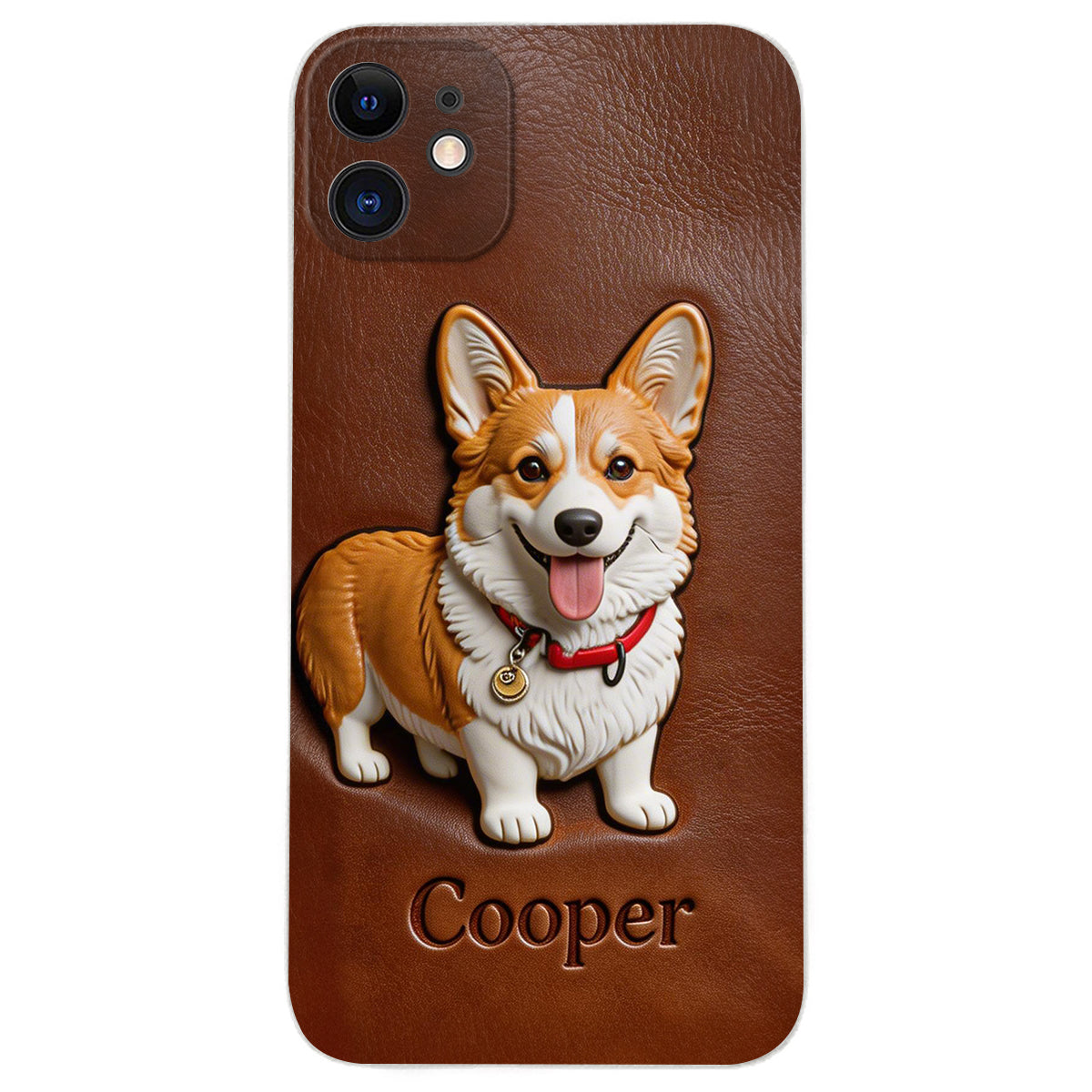 Custom Any Photo - Personalized Dog Leather Phone Case
