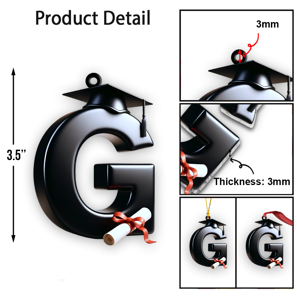 Graduation Letter - Personalized Graduation Ornament