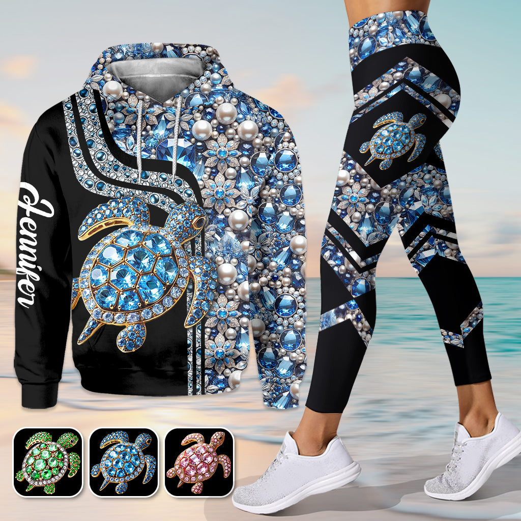 Liebe Schildkröten – Personalisierter Schildkröten-Hoodie und Leggings