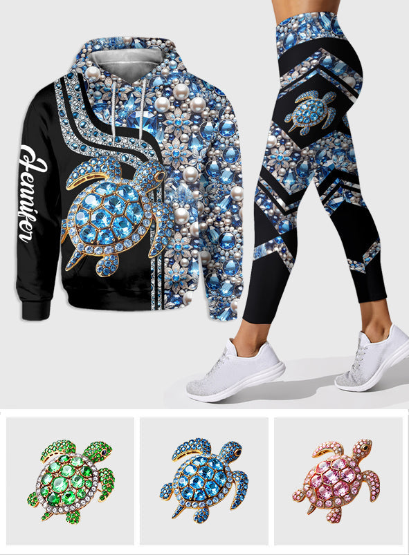 Liebe Schildkröten – Personalisierter Schildkröten-Hoodie und Leggings