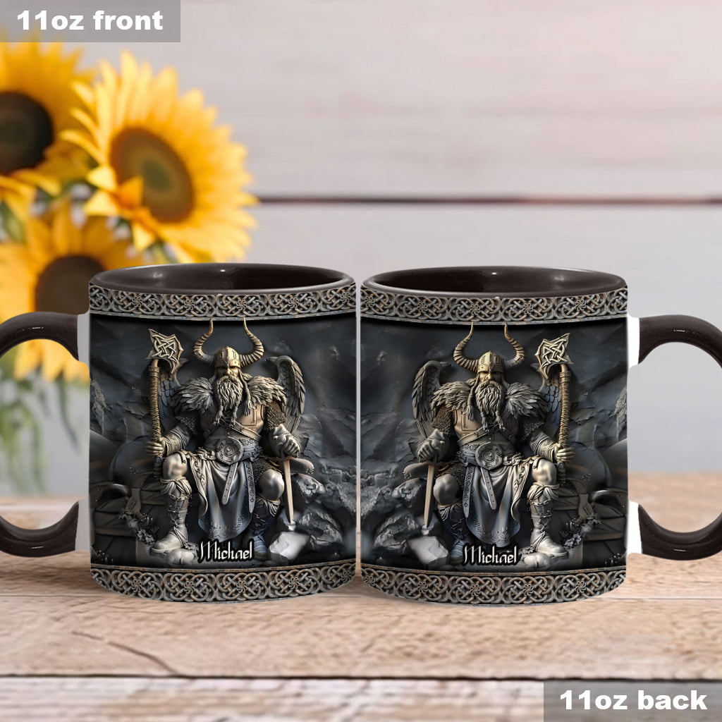 Viking - Personalized Viking Accent Mug