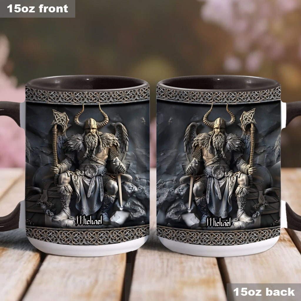 Viking - Personalized Viking Accent Mug