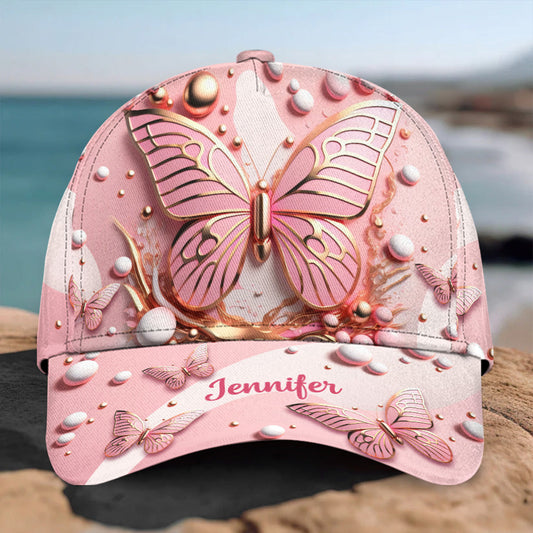 Love Butterflies - Personalized Butterfly Classic Cap