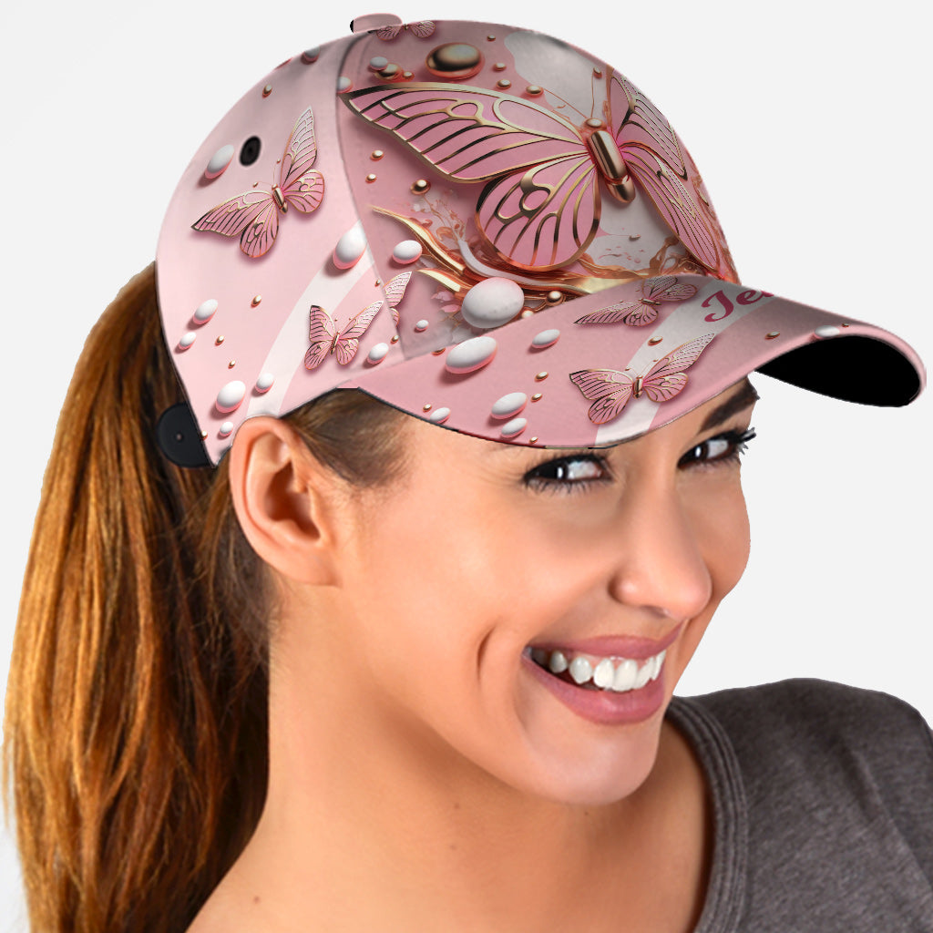 Love Butterflies - Personalized Butterfly Classic Cap