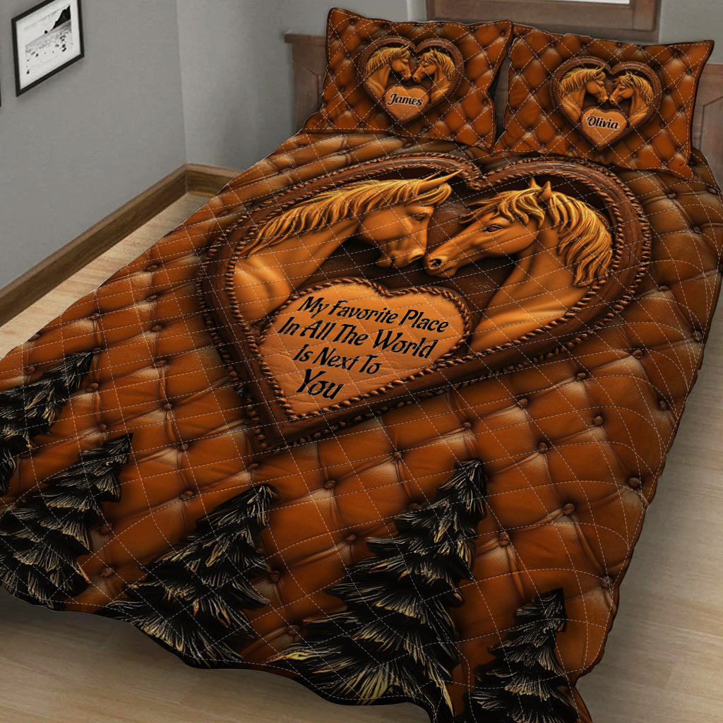 Next To You – Personalisierte Pferde-Bettwäschegarnitur