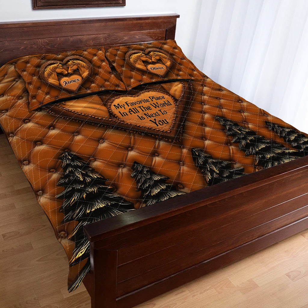 Next To You – Personalisierte Pferde-Bettwäschegarnitur