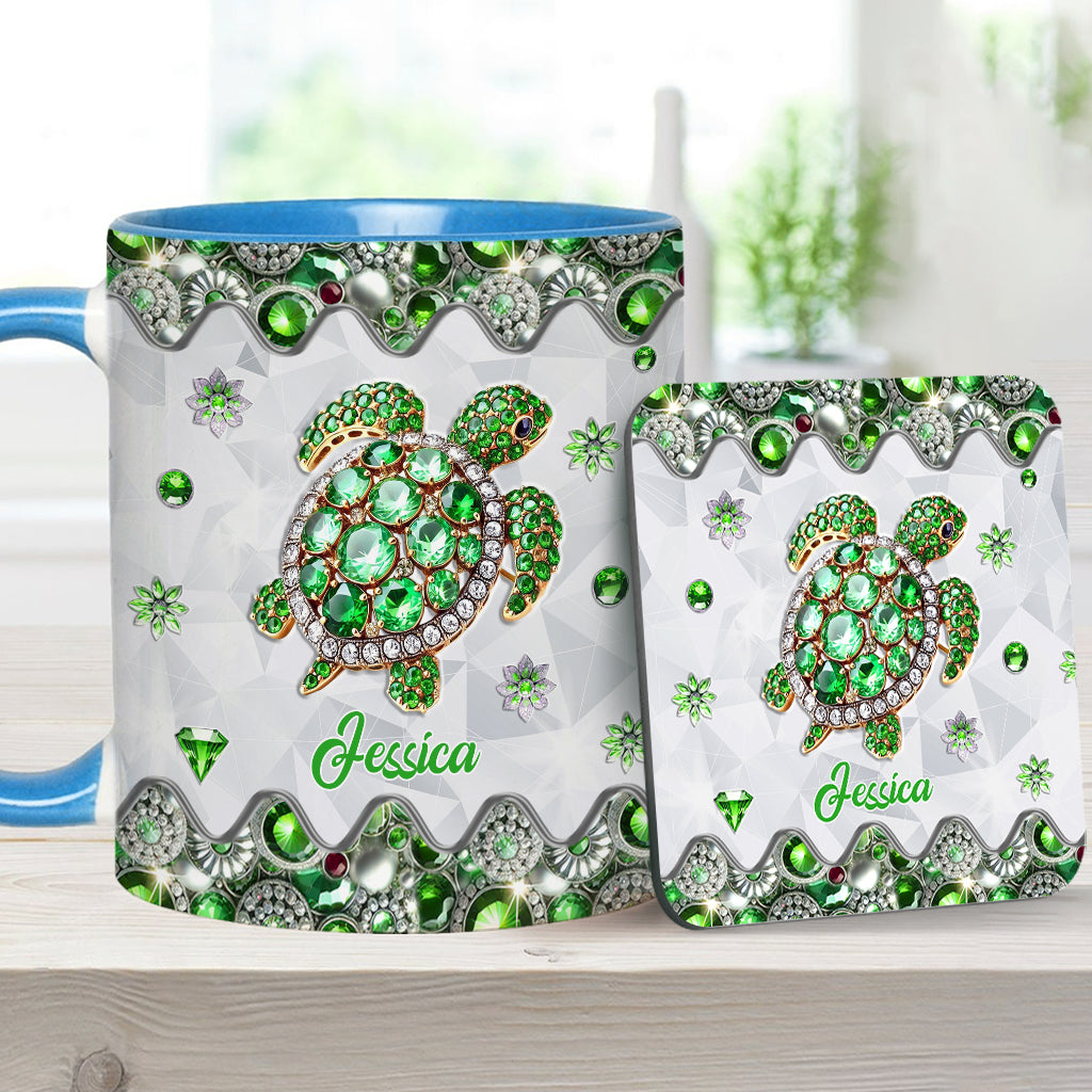 Love Turtles - Personalized Turtle Accent Mug