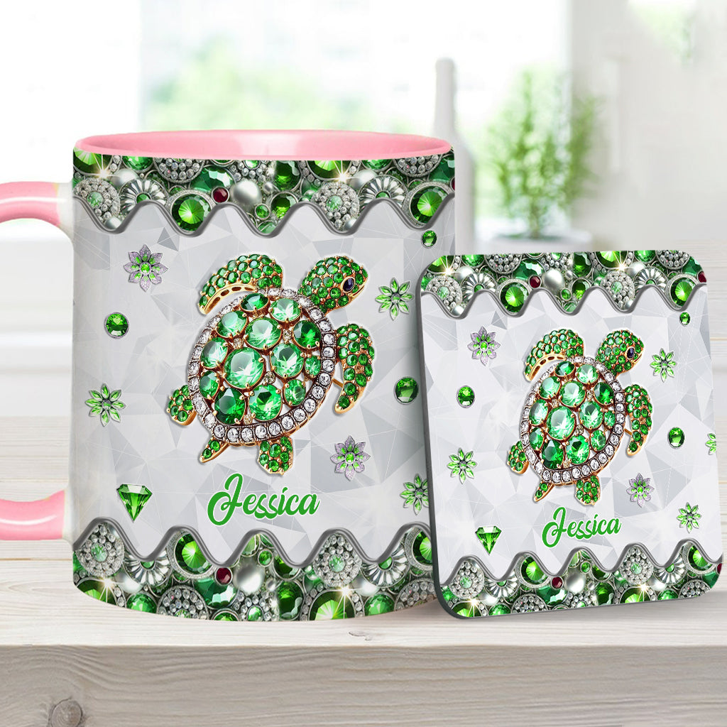 Love Turtles - Personalized Turtle Accent Mug