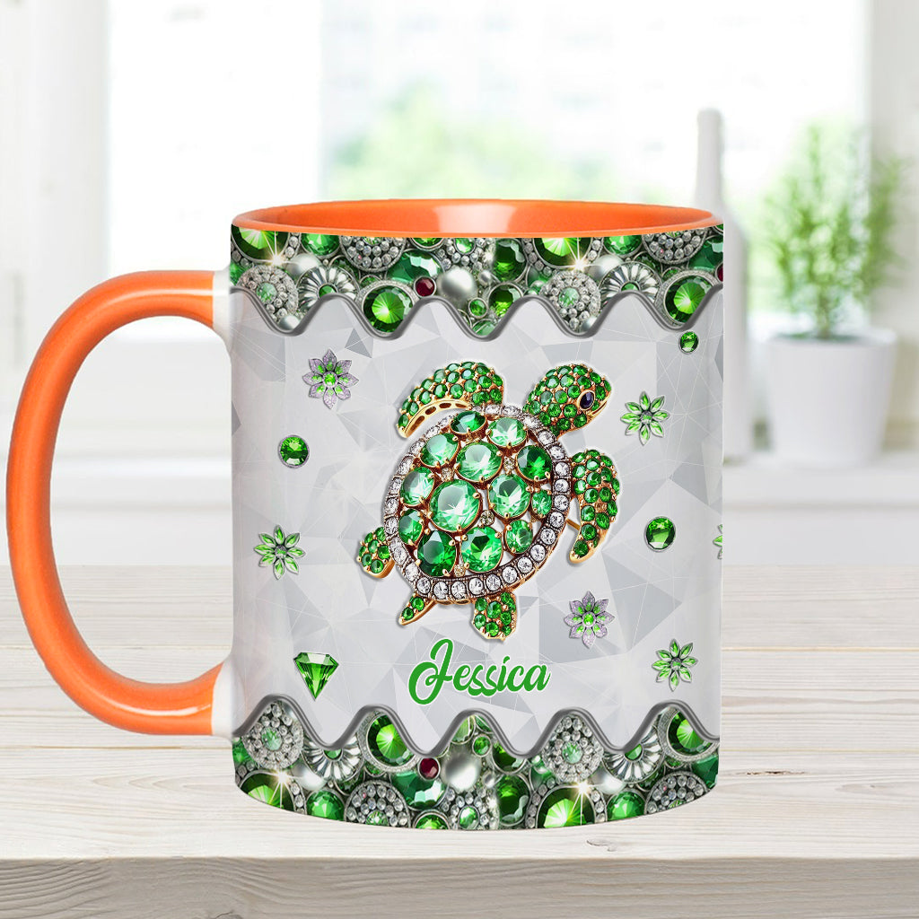 Love Turtles - Personalized Turtle Accent Mug