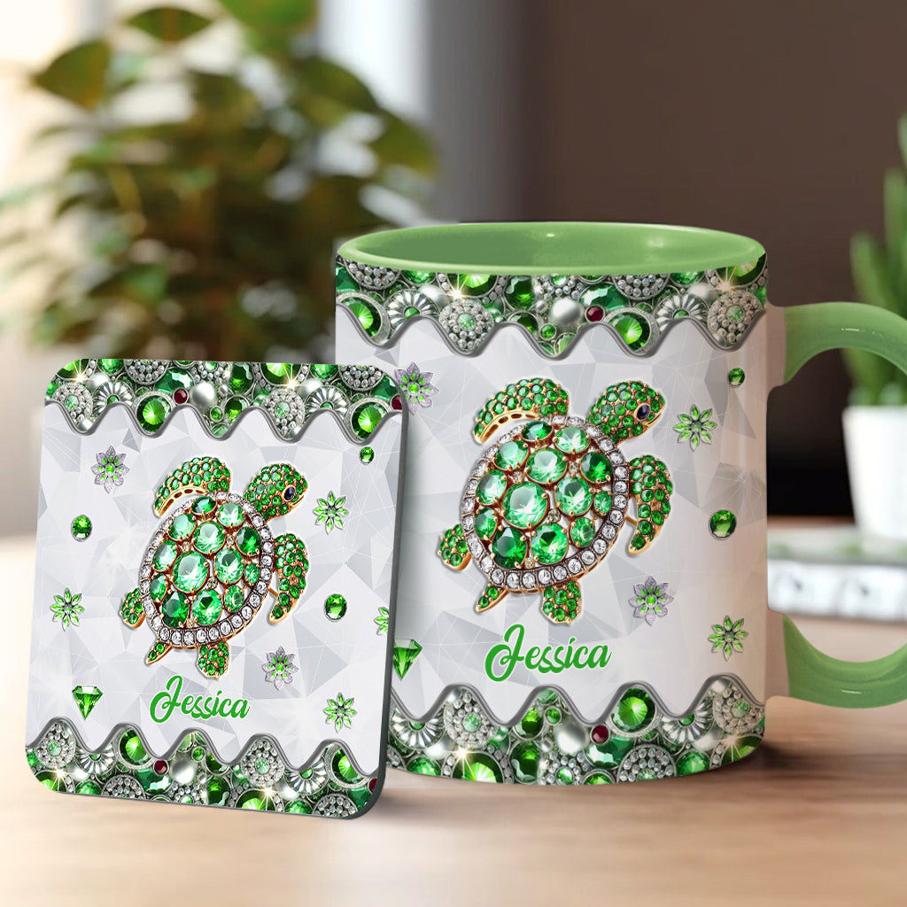 Love Turtles - Personalized Turtle Accent Mug