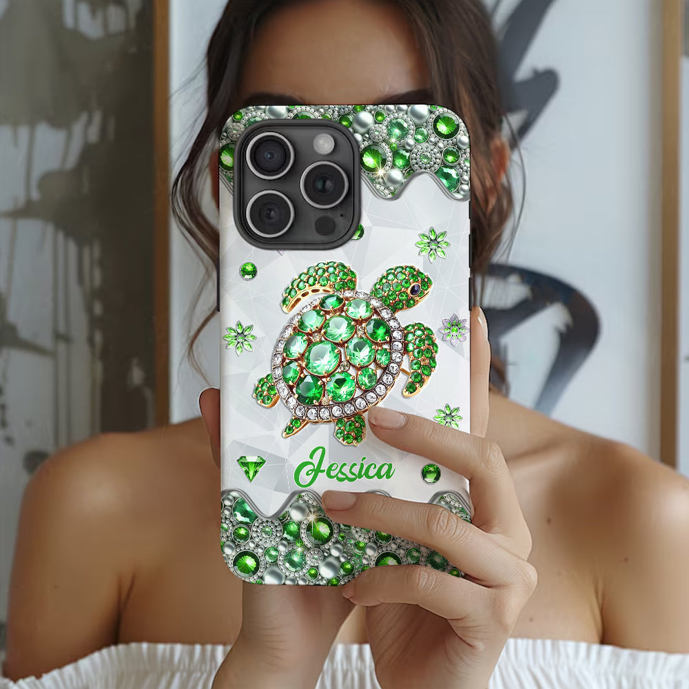 Liebe Schildkröten – Personalisierte Handyhülle mit Schildkrötenmotiv