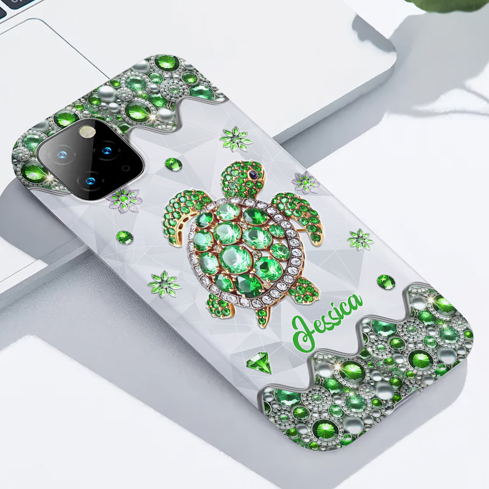 Liebe Schildkröten – Personalisierte Handyhülle mit Schildkrötenmotiv