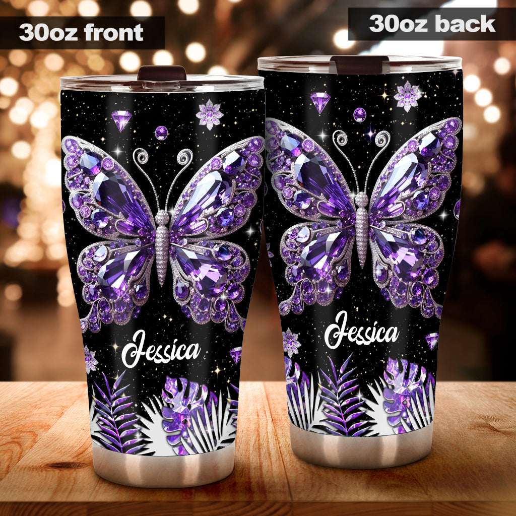 Atemberaubender Schmetterling – personalisierter Schmetterlingsbecher