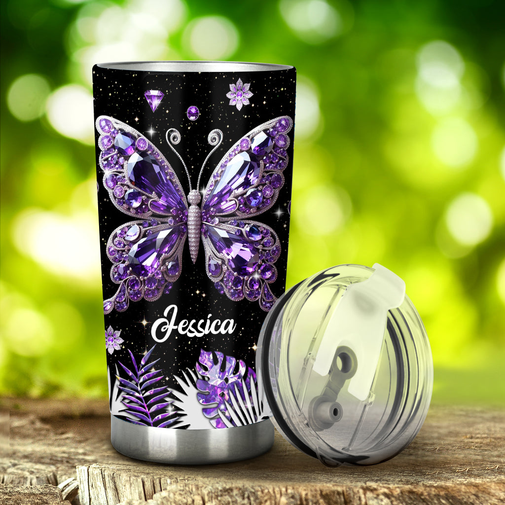 Atemberaubender Schmetterling – personalisierter Schmetterlingsbecher
