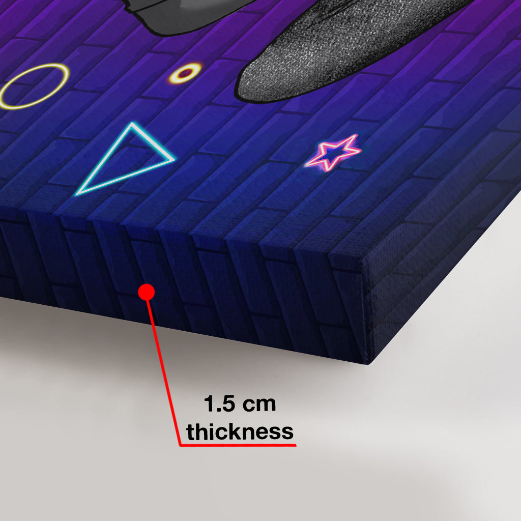 Gaming Zone – Personalisierte Videospiel-Leinwand und Poster