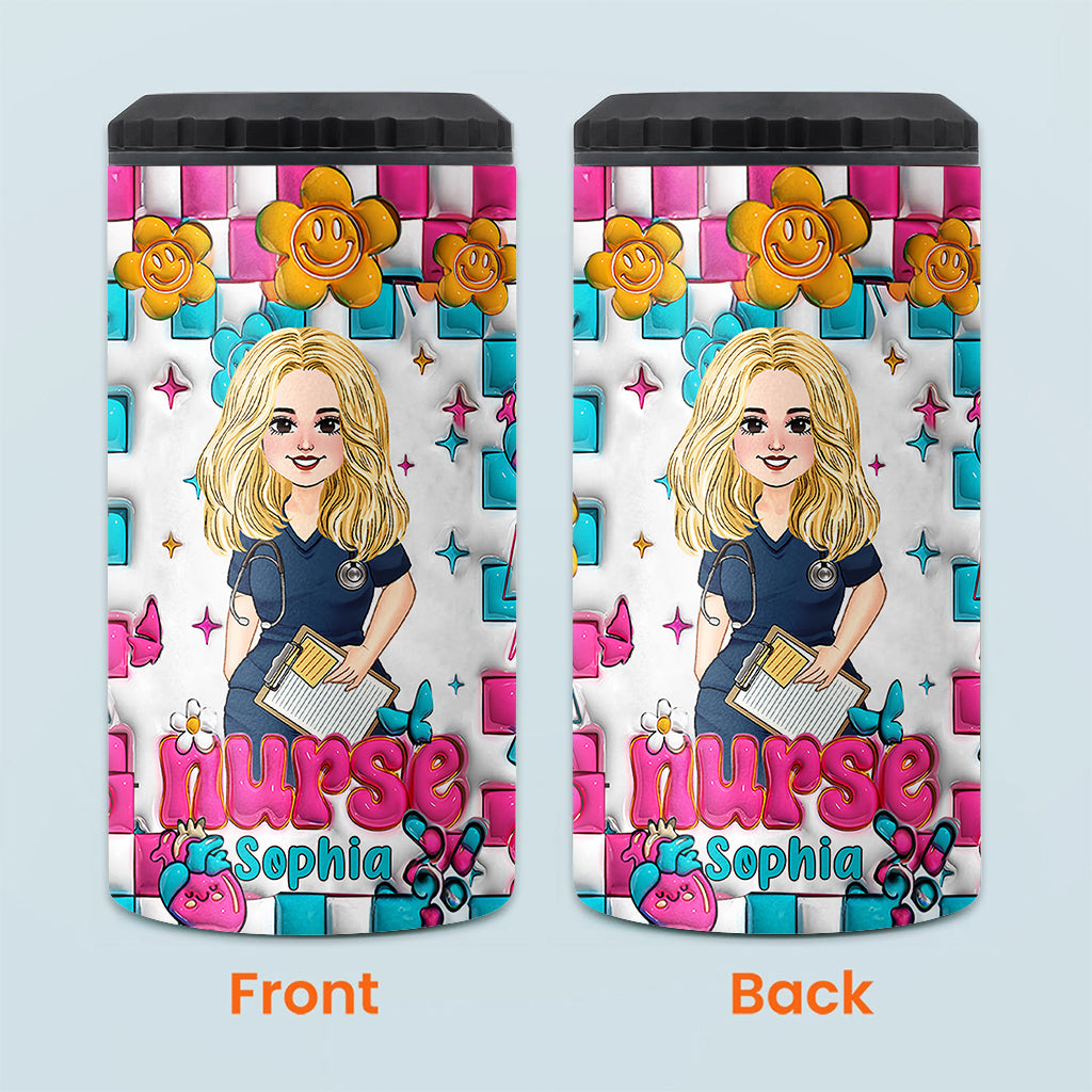 Nurse Life – Personalisierter Getränkekühler für Pflegekräfte