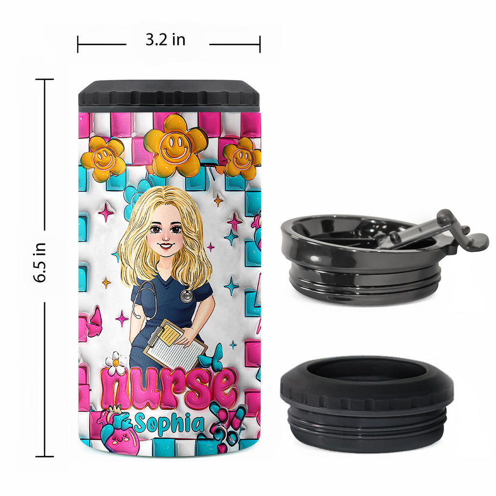 Nurse Life – Personalisierter Getränkekühler für Pflegekräfte