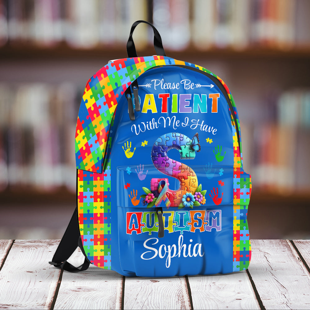 Be Kind To Me - Personalized Autism Awareness Backpack