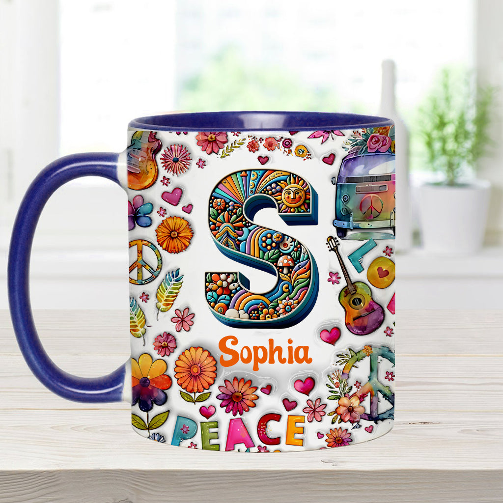 Hippie Soul - Personalized Hippie Accent Mug
