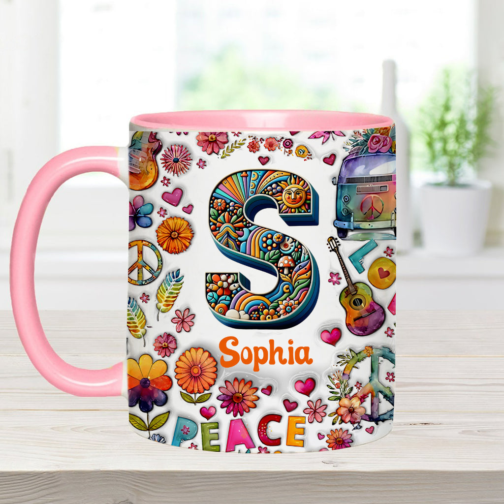 Hippie Soul - Personalized Hippie Accent Mug