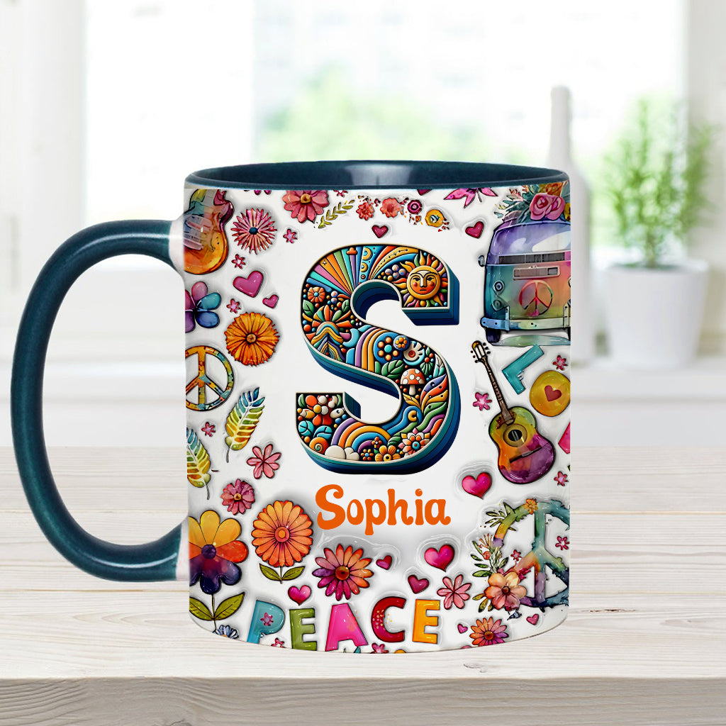 Hippie Soul - Personalized Hippie Accent Mug